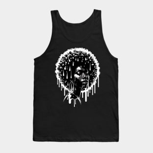 Afrocentric Woman Dripping With Melanin Tank Top